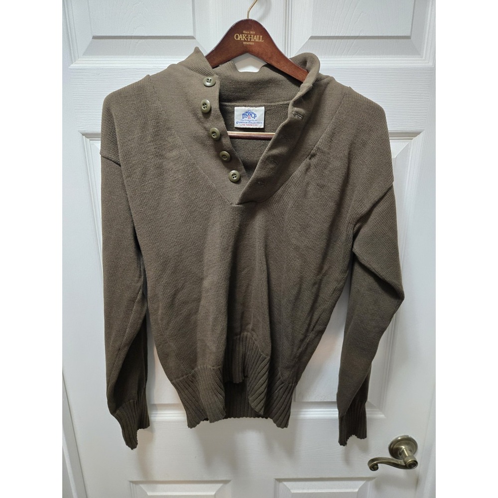 DSCP Garrison Collection Submarine Sweater Brown Men's M 38-40 Vintage Military